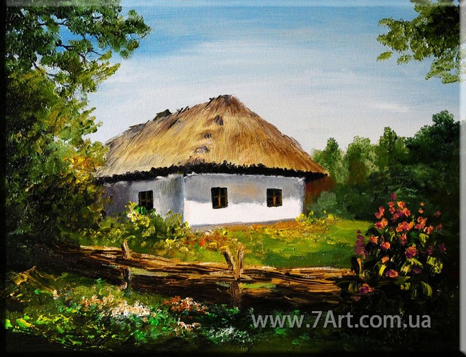 Картина Село, Art: NAT087